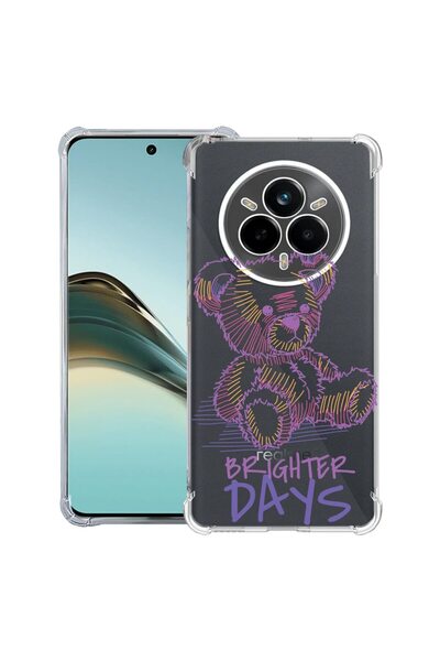 bestcase Husă Antișoc pentru Realme 14 Pro Plus, Ursuleț de pluș Zile mai lum...