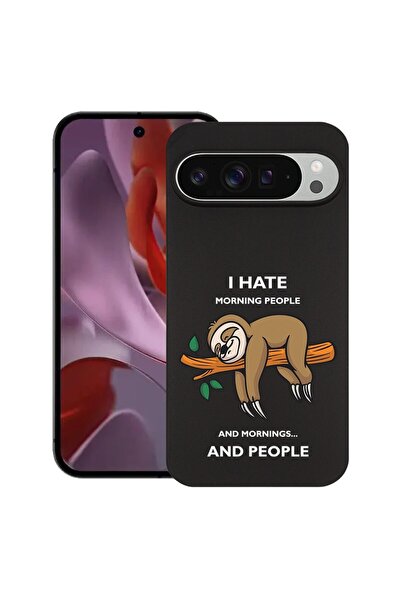 bestcase ¬Æ Husa pentru Google Pixel 9 Pro XL, I Hate Morning, Slim Silicon 0...
