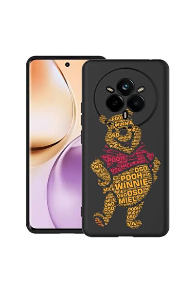 bestcase Husă pentru Realme 14 Pro Plus 5G, Calligraphy Pooh, Silicon subțire...