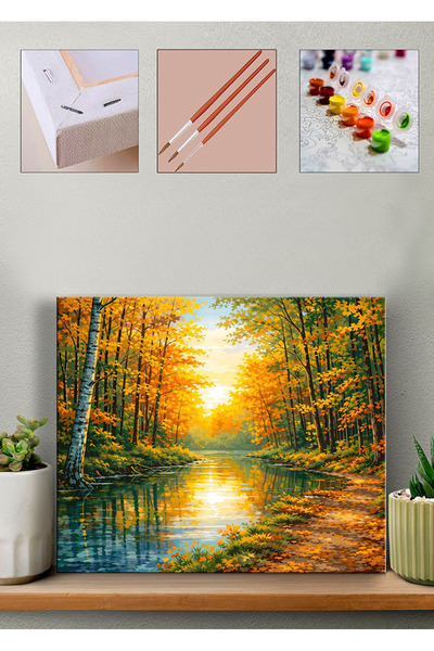 Carmen Sayılarla Boyama Seti - Sonbahar Ormanı