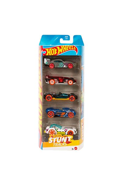 HOT WHEELS 5'li Araba Seti - Jkg07 Stunt Tracks