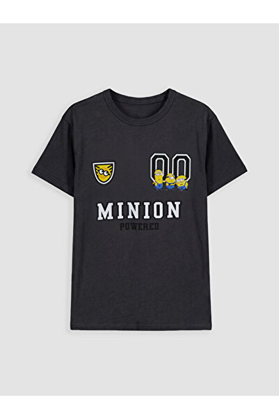 LC Waikiki Tricou pentru băieți cu imprimeu Minions Zero Roba Collar, din col...