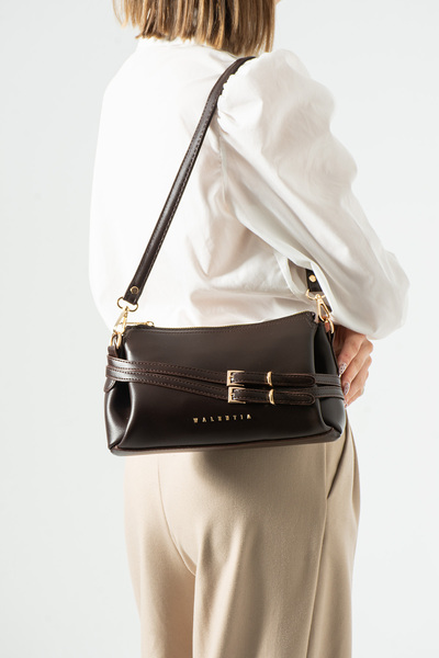 By Hakan Tn-121 Women's Shoulder Bag Handbag Crossbody Bag Brown