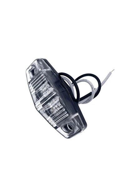 Xentech Light Set de 2 lumini de poziție laterale LED albe pătrate 10-30V