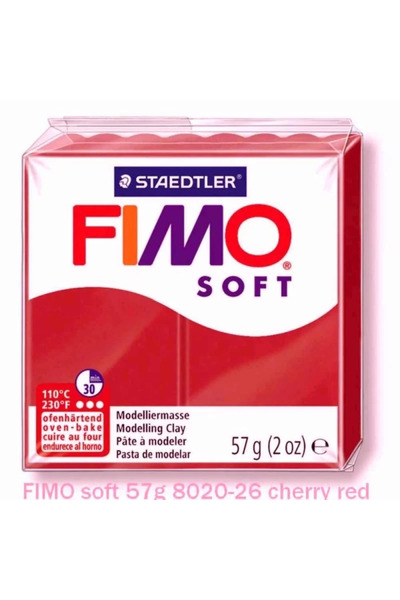 FIMO Pastă de modelaj Soft 57g-roșu caramel