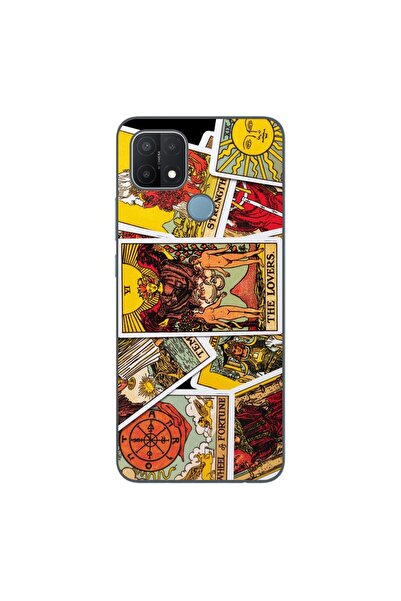 OEM Husa compatibila cu Oppo A15 si A15s Silicon Gel Tpu Model Carti Tarot