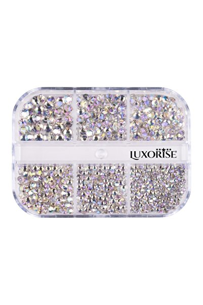 LUXORISE Nail Gems Precious Moonstone, 6 designs