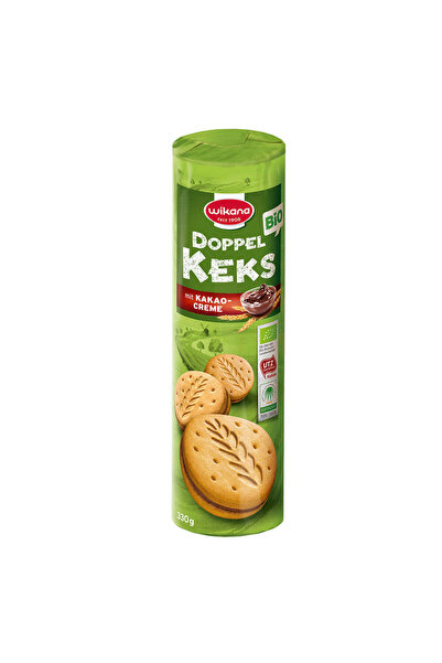 Wikana Organic Biscuits with Cocoa Cream 330 g
