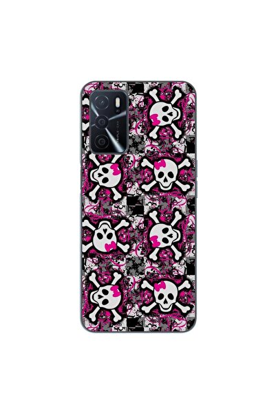 OEM Husa compatibila cu Oppo A16 Silicon Gel Tpu Model Pop Art Skeleton