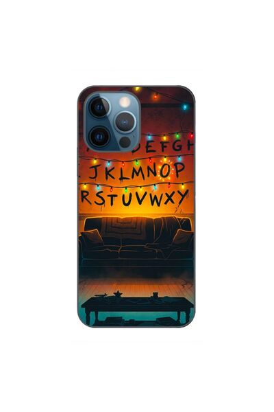 OEM Θήκη συμβατή με Apple iPhone 12 Pro, από σιλικόνη TPU, με σχέδιο Stranger...