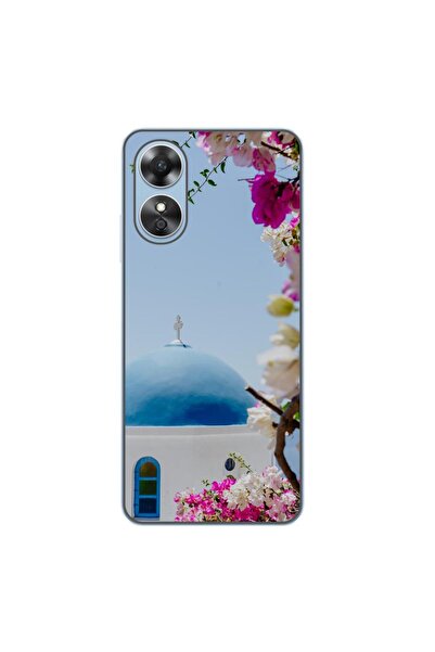 OEM Husa compatibila cu Oppo A17 Silicon Gel Tpu Model Grecia Santorini