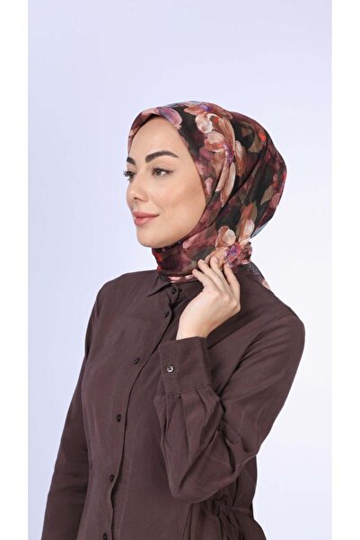 locella Soft Pamuk Eşarp Mürdüm