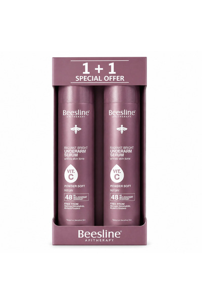 Beesline سيروم مضاد للتعرق للإبطين، ناعم كالبودرة، (1+1) مجانًا، سريع الجفاف،...