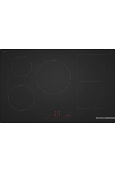 Bosch Plită cu inducție PVW81CHB1E 5 zone de gătit 80 cm Seria 6 Negru mat
