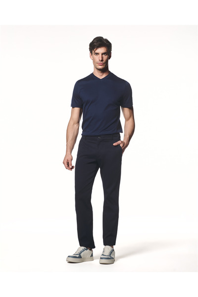 Liwali Pamuk Karışımlı Straight Fit Pantolon