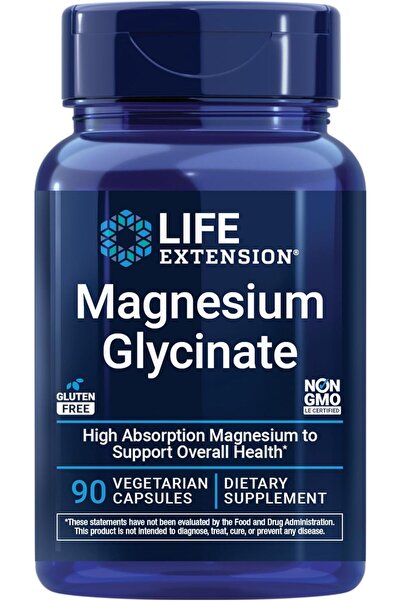 Life Extension Magnesium Glycinate, Heart Health, Bone Health, Nerve and Musc...