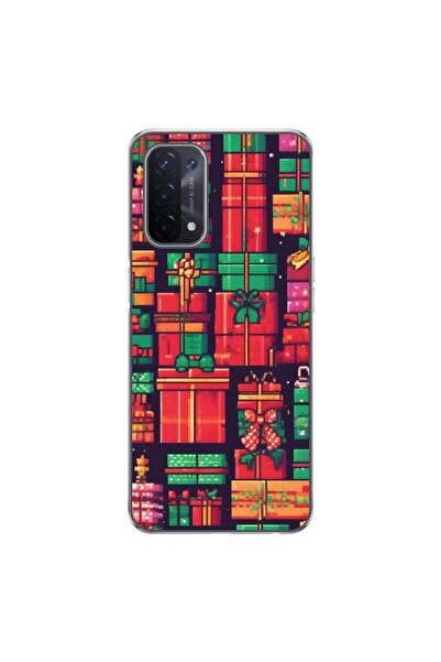 OEM Case compatible with Oppo A54 5G, A74 5G Silicon Gel Tpu Pattern Pixel Ar...
