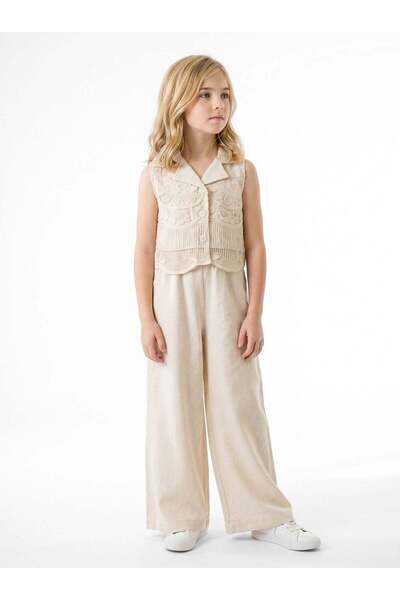 XO Kids Set de vară pentru fete, 2 piese (vestă + pantaloni) 8-14 ani 11330