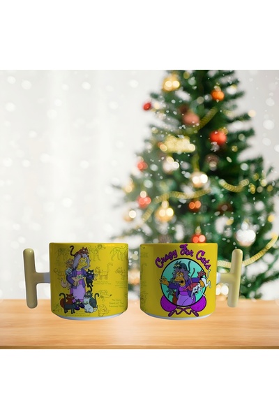 Ghostbastır Crazy Cat Mom Mug |   Single Piece 0110