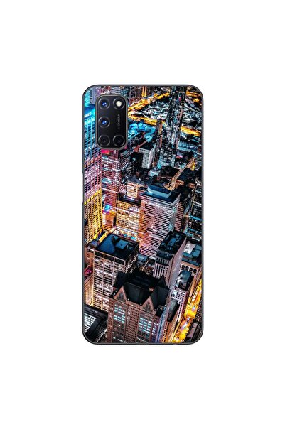 OEM Θήκη συμβατή με Oppo A72 Σιλικόνης Gel TPU Μοντέλο Νυχτερινή Πόλη