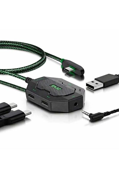 piva GS3 Pro 4-in-1 USB-C Audio and Charging Converter Adapter Dongle, Type-C...