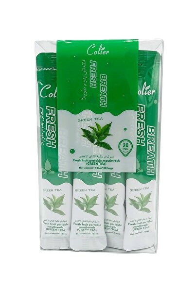 colier Fresh Breath Green Tea Portable Mouthwash – 20 Pcs