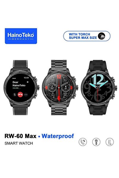 HAINOTEKO Haino Teko RW-60 Max Waterproof Smartwatch With AMOLED Display LED ...
