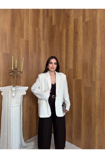 AKN TENCEL OVERSIZE BLAZER CEKET