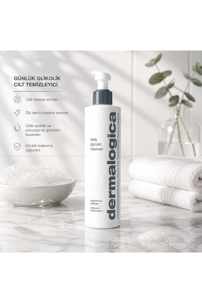 Dermalogica Daily Glycolic Cildi Temizleyici ve Düzensiz Cilt Tonunu Eşitleyi...