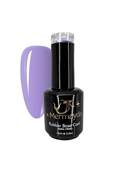 Mermayda Hema Free Rubber Base 15ml, mov, rezistent și versatil