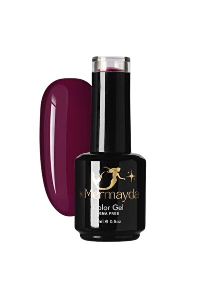 Mermayda Ojă semipermanentă, Fără Hema, ColorGel Vampire, Roșu, 15 ml