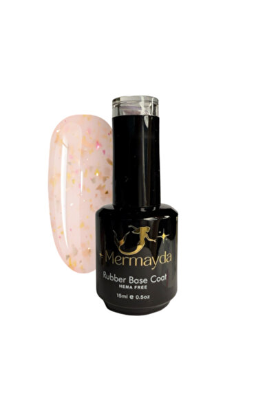Mermayda Bază de cauciuc Hema Free Nud Auriu RBS14 15ml