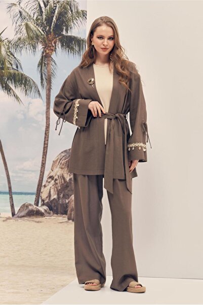 Alvina Costum de in cu pantaloni cu curea 46503