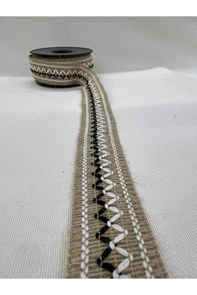 KAYA ARNİCA TEKSTİL Vintage Wicker Cross-Patterned Black-And-White Stripe |  ...