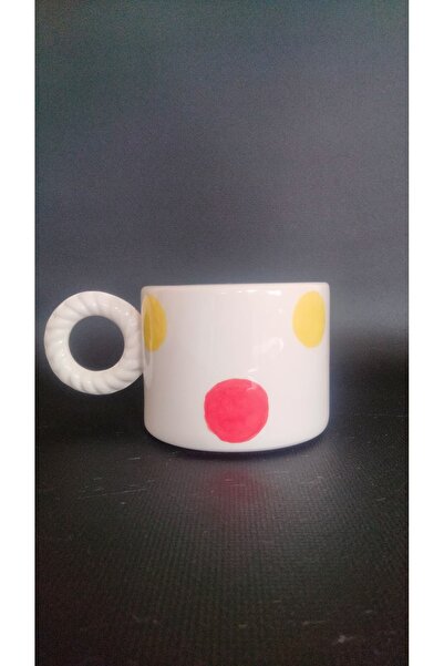Zümrüdüanka Seramik Galatasaray Handmade Ceramic Mug