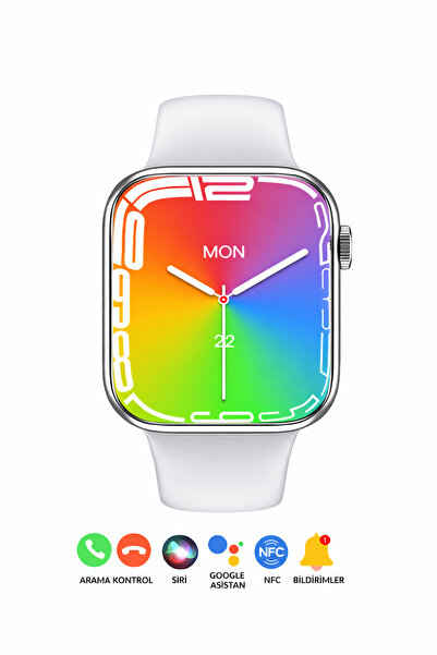 Happy Owl Yedek Kordon Hediyeli Watch 7 DT Max Plus Akıllı Saat – NFC, Siri, ...