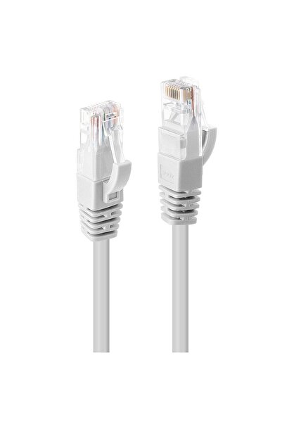 LİNDY Cablu patch Cat6 U/UTP alb 0.50m