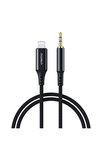 CHOETECH AUX007 Cablu de iluminat / mini jack 3.5mm 1 m - negru