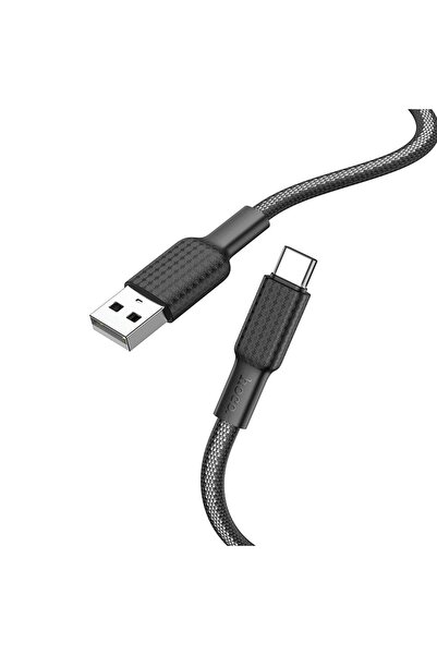 hoco. Cablu USB Partner Tele.com USB-A - USB-C Negru (HOCOACC21)