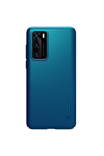 Nillkin Super Frosted Shield - Husă Huawei P40 (Albastru Păun)