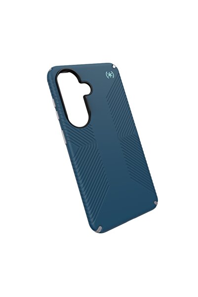 Speck Presidio2 Grip Magnet - Husă Samsung Galaxy S26 MagSafe (Deep Sea/Silve...