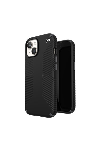 Speck Presidio2 Grip Magsafe - Husă iPhone 17e / 16e / 15 / 14 / 13 (Negru / ...