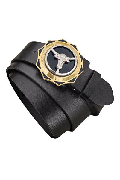 targay Cowboy Buckle Jeans Belt with Lighter