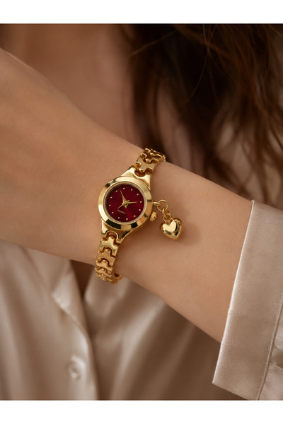 The Watch Apolia Gold Women's Wristwatch – Gold Steel Vintage Women's Watch w...