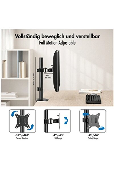 LogiLink Suport monitor 17-32 inch, 9kg maxim, negru