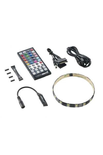 CableMod Kit LED Hibrid cu Fascicul Larg 30cm - RGB/W
