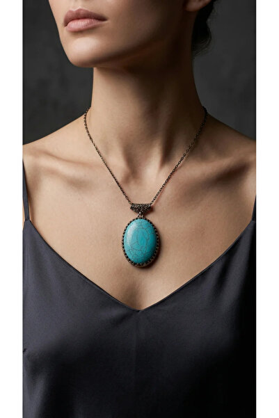 Dorvina Bronze Necklace Authentic Copper Jewelry Large Turquoise Turquoise St...