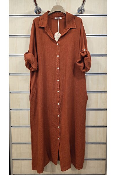 Park Moda Italian Long K Linen Dress