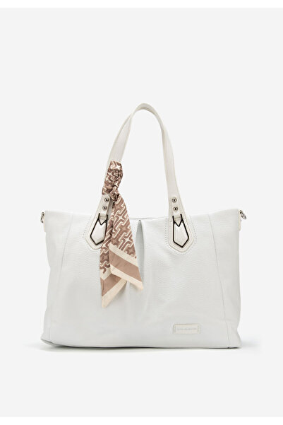 B T Shoes Geanta de mana Claricya alba