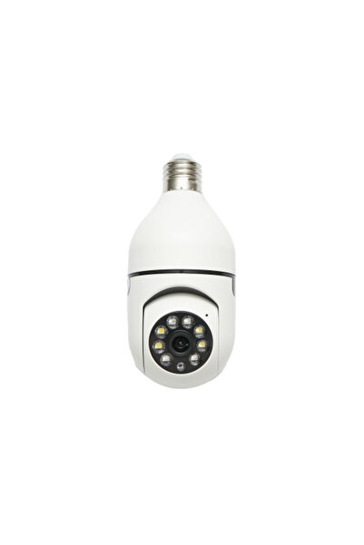 OEM Camera Supraveghere Tip Bec E27 PTZ WiFi, 1080P, Senzor Miscare, Negru